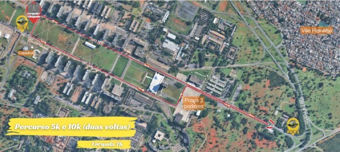 Mapa - Corrida Caixa Geral