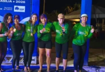 Segundo dia de competição de canoagem no Lago Paranoá tem pódio com brasiliense