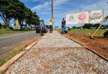 GDF constrói 200 metros de calçadas na QN 11 do Riacho Fundo II