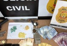 Polícia Civil prende dois homens por tráfico de drogas em São Sebastião